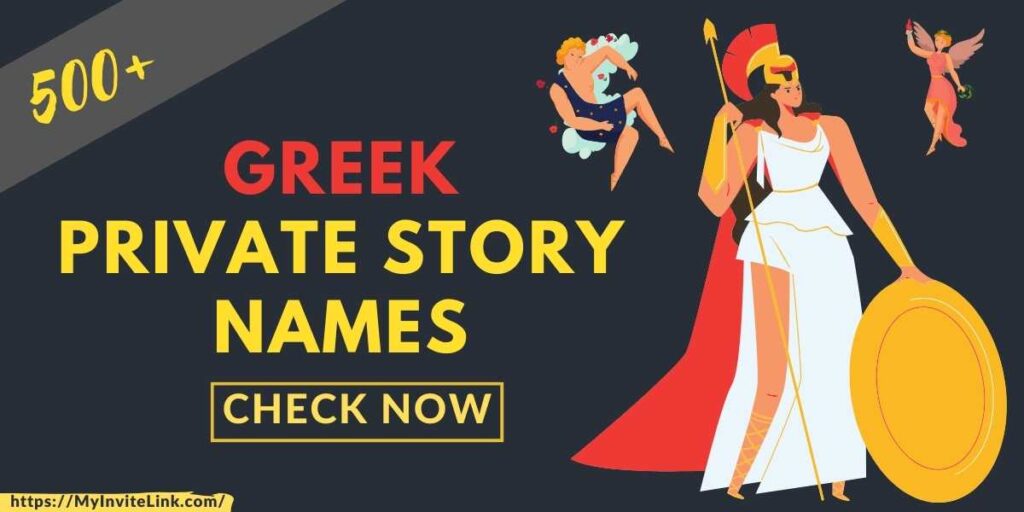Greek Private Story Names