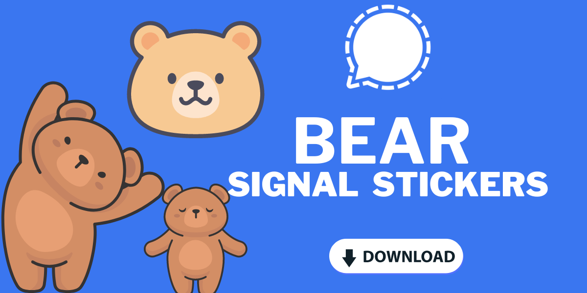 Bear Signal Stickers