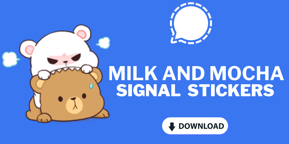 Milk and Mocha Signal Stickers