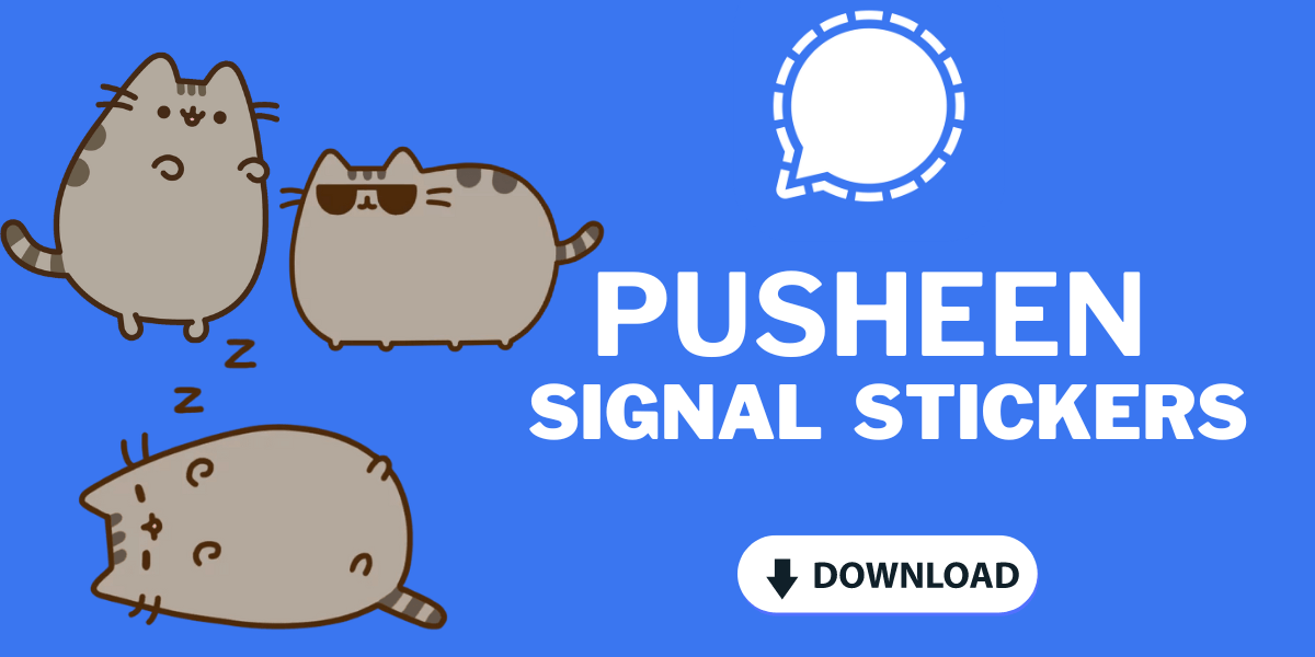 Pusheen Signal Stickers