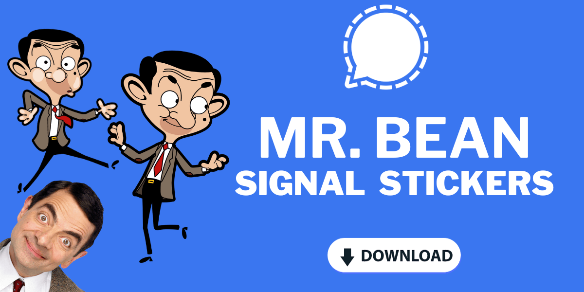 Mr. Bean Signal Stickers