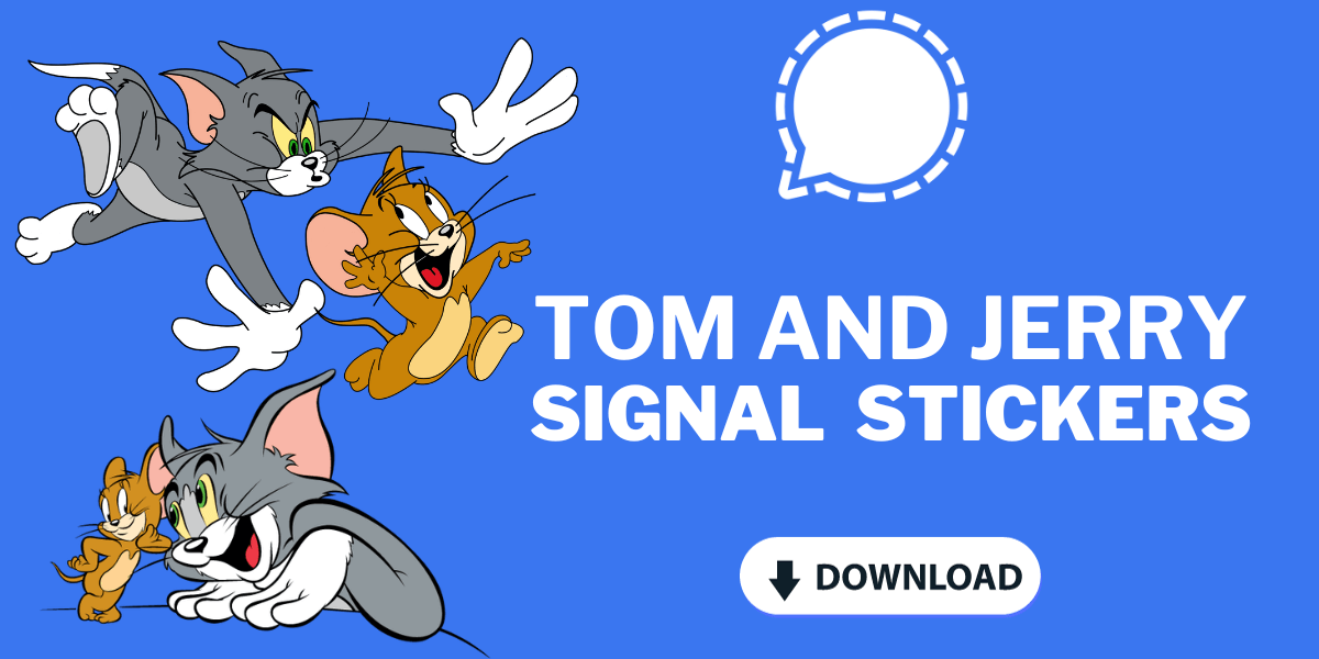 Tom and Jerry Signal Stickers