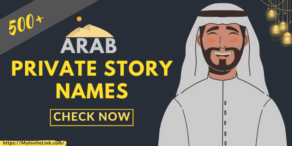 Arab Private Story Names