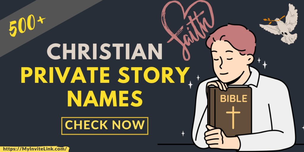 Christian Private Story Names