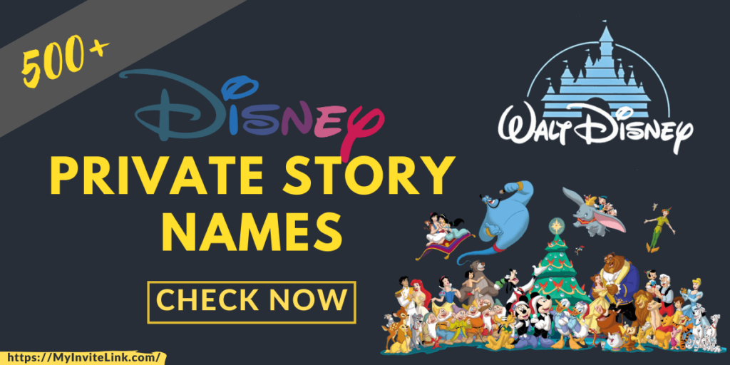 Disney Private Story Names