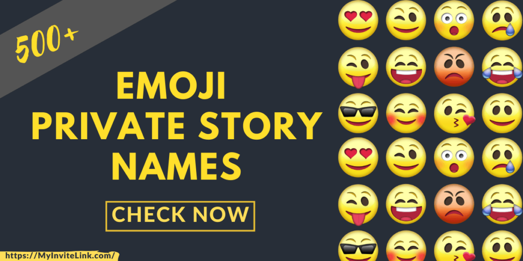 Emoji Private Story Names