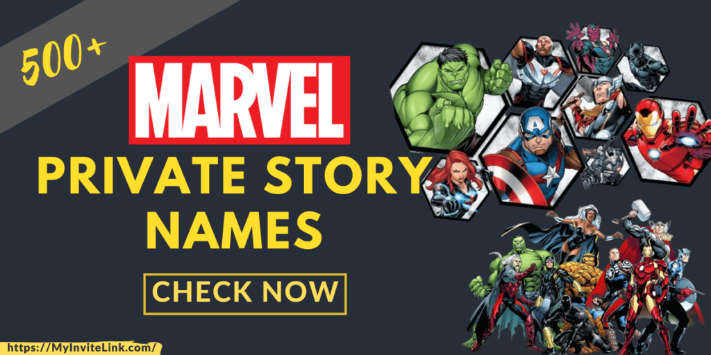 Marvel Private Story Names