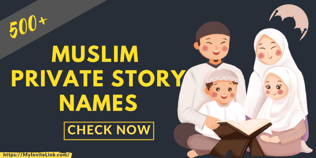 Muslim Private Story Names