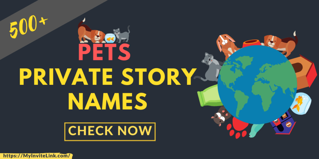 Pets Private Story Names