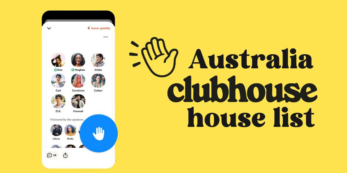 Australia Clubhouse House List