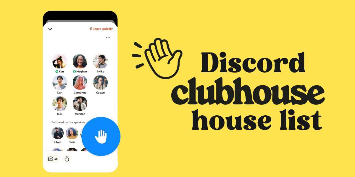 Discord Clubhouse House List