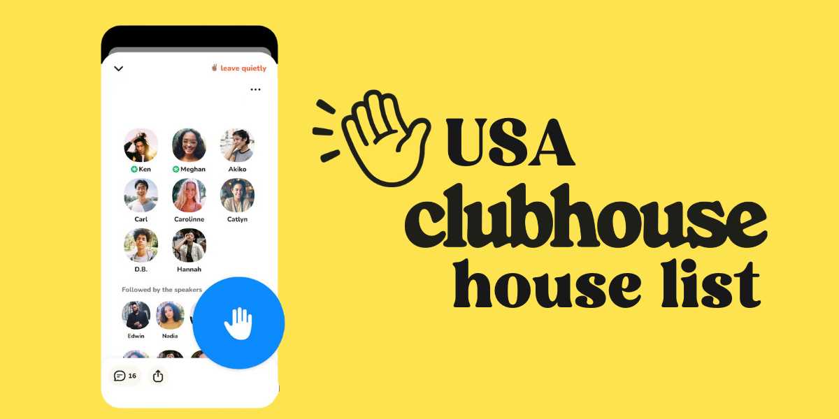 USA Clubhouse House List