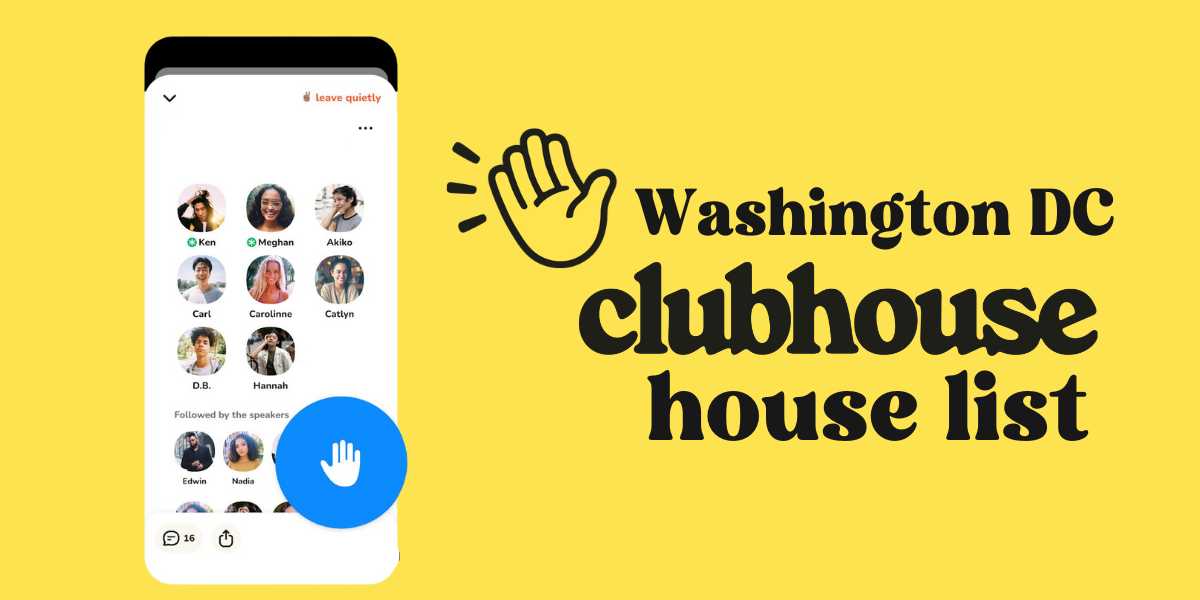 Washington DC Clubhouse House List