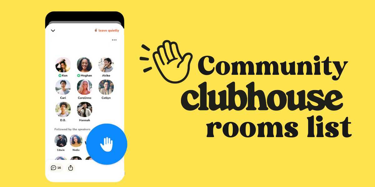 Community Clubhouse Rooms List