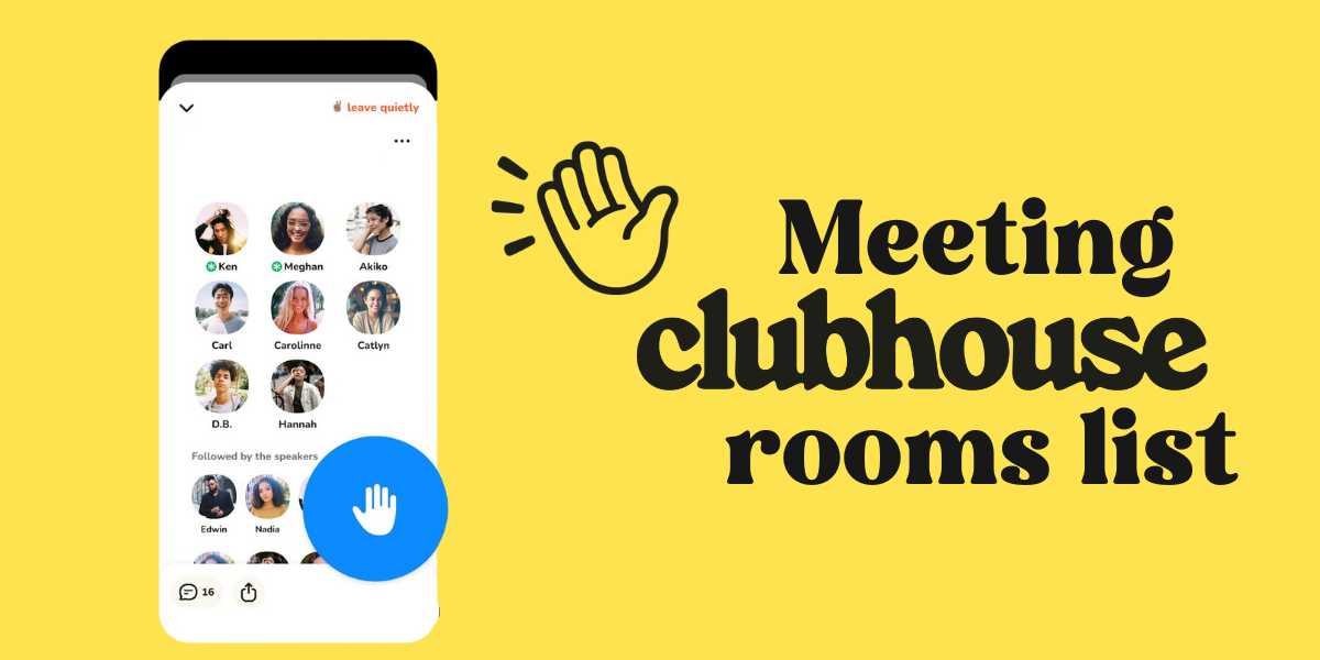 Meeting Clubhouse Rooms List