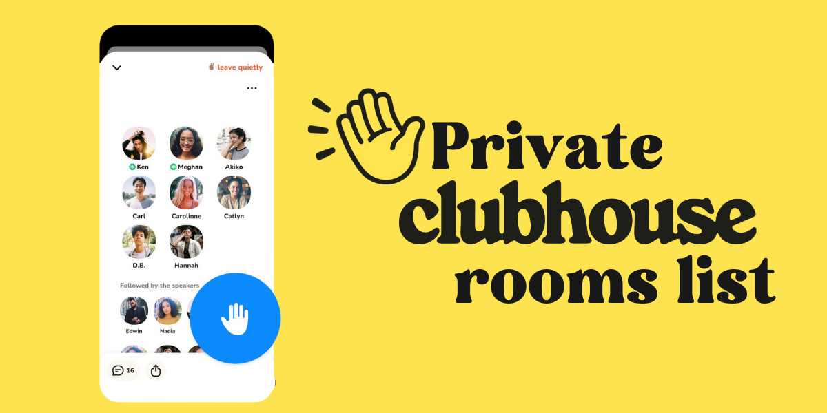 Private Clubhouse Rooms List