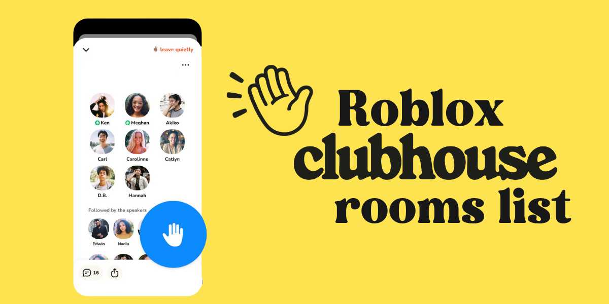 Roblox Clubhouse Rooms List