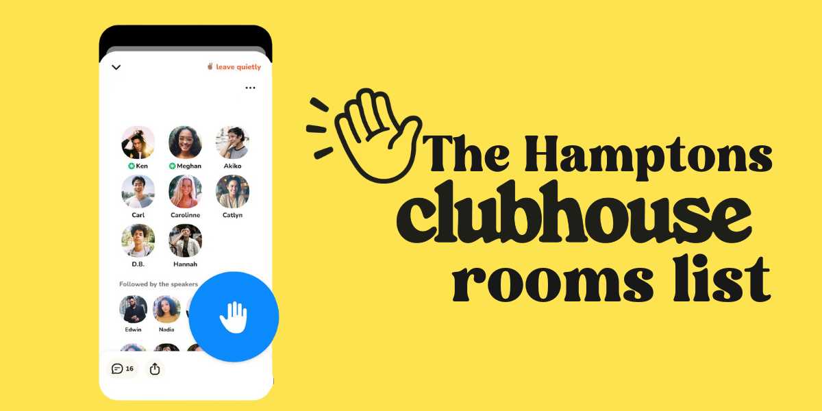 The Hamptons Clubhouse Rooms List